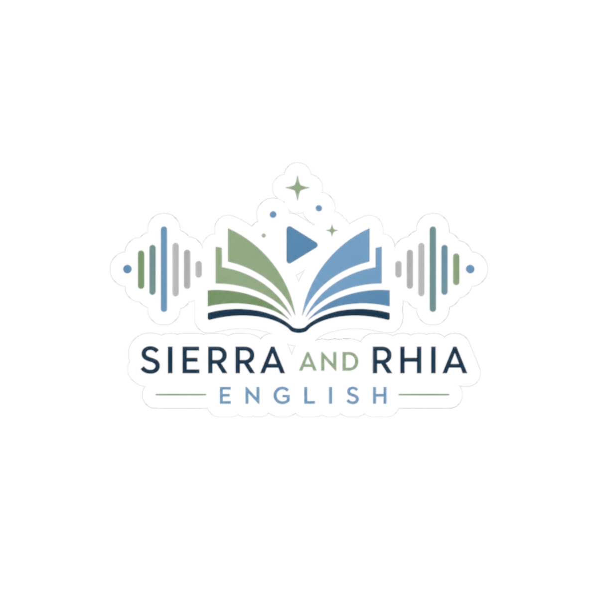 Sierra and Rhia English Sierra and Rhia English Sticker - Official stickers merchandise