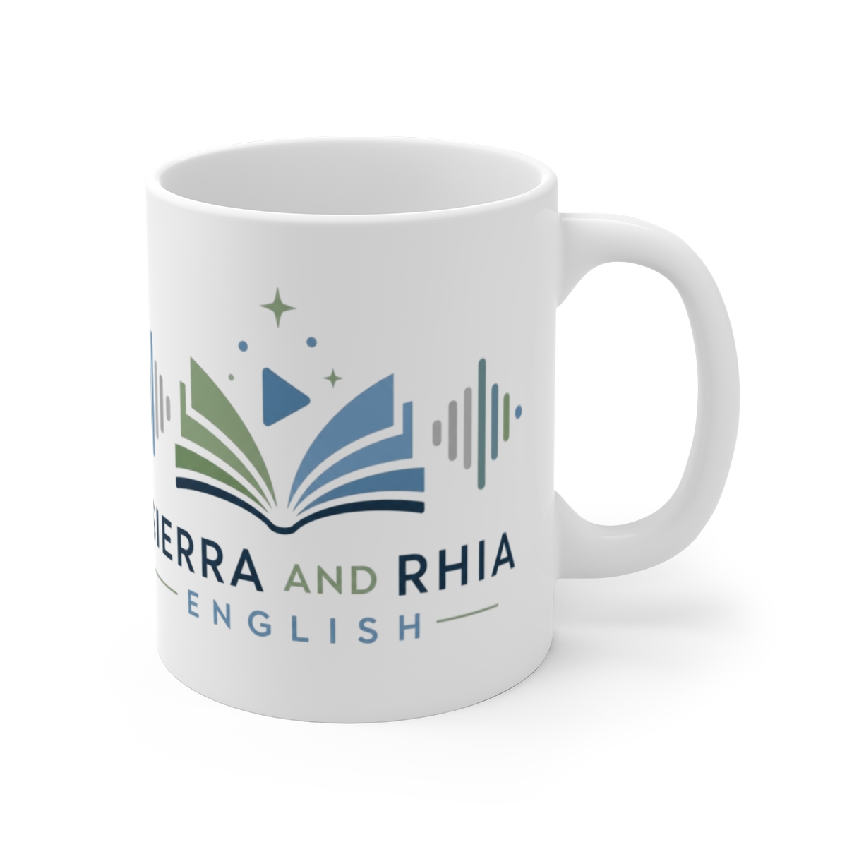 Sierra and Rhia English Sierra and Rhia English White Mug - Official mugs merchandise