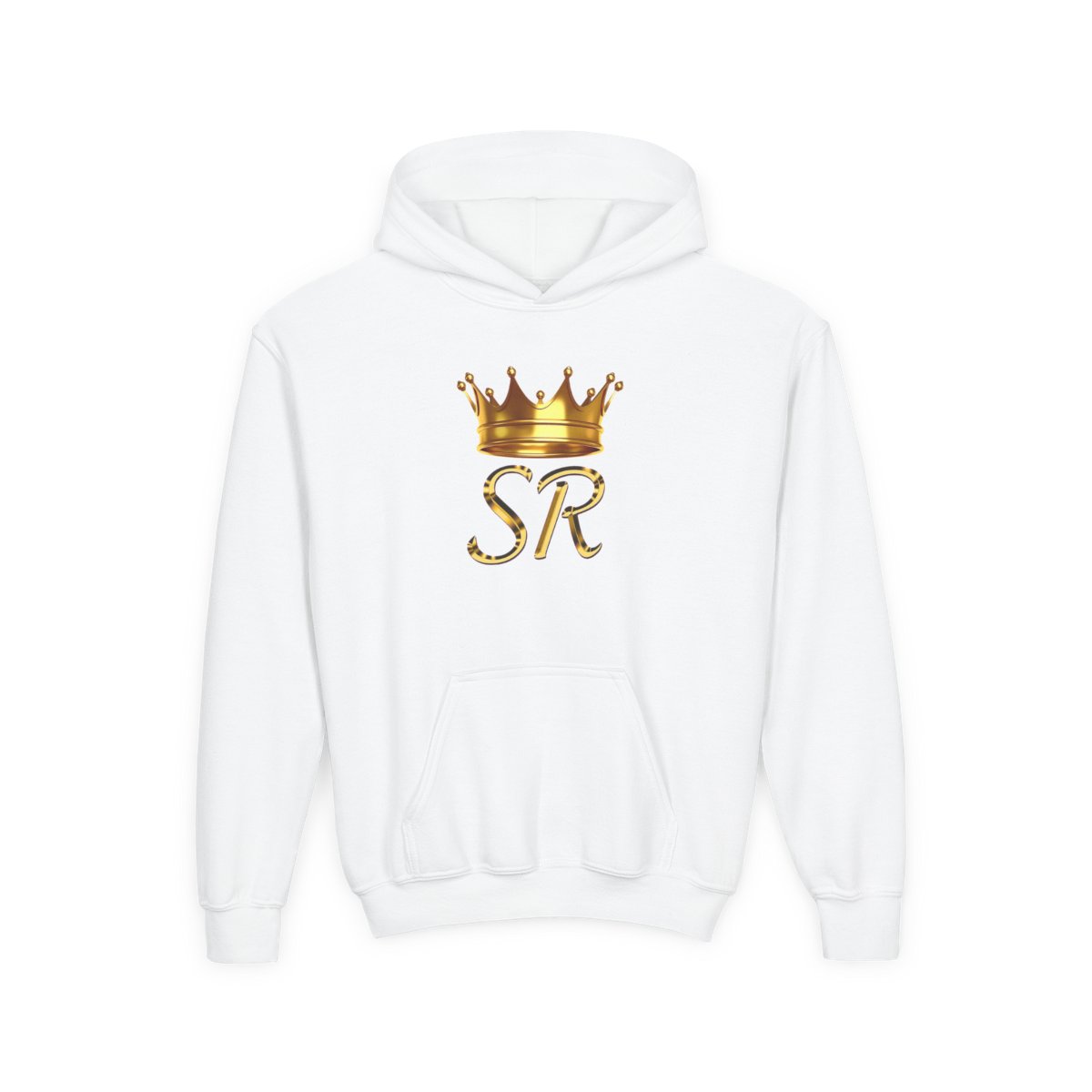 Gold Crown SR Monogram Hoodie | Youth Hooded Sweatshirt Sierra and Rhia English - Official apparel merchandise